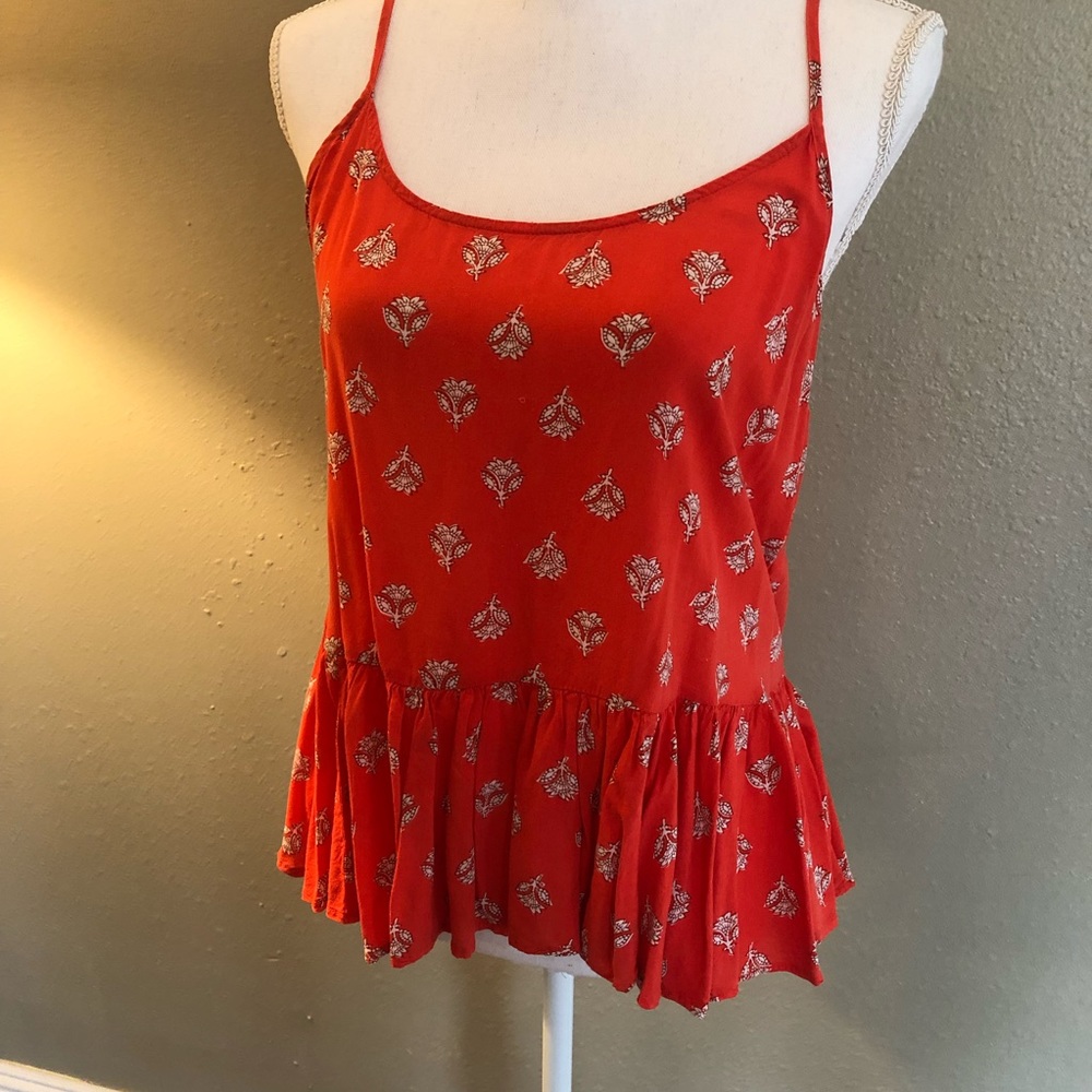 Orange Old Navy tank